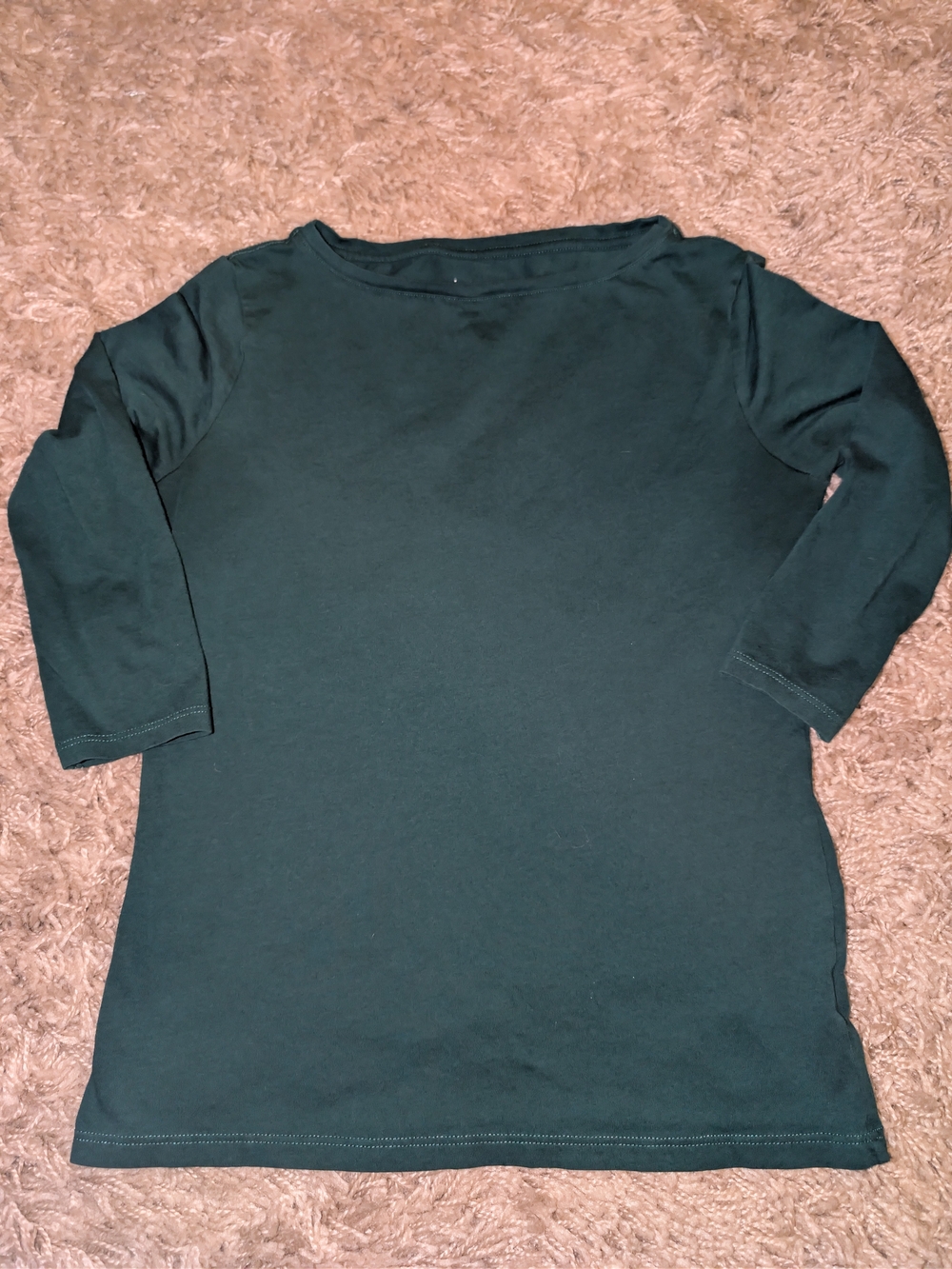 Joie Forest Green Boatneck Long Sleeve Top